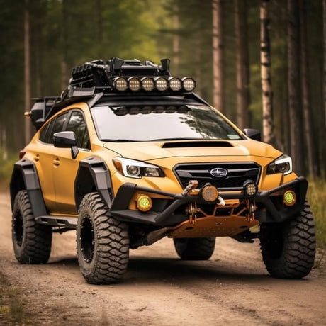 AI render of a modified prius for offroading